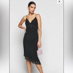 Reformation Milania silk dress